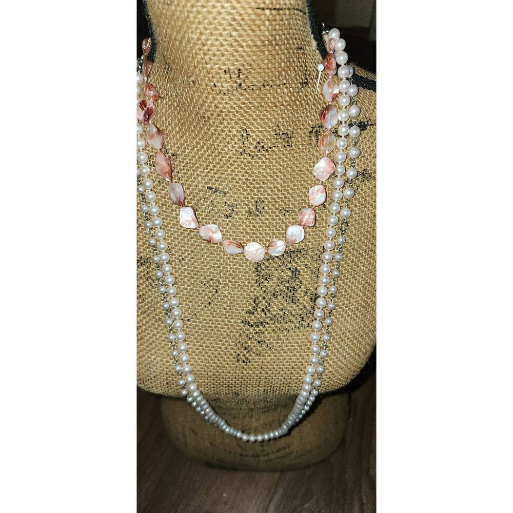 Faux Pearl Necklace 